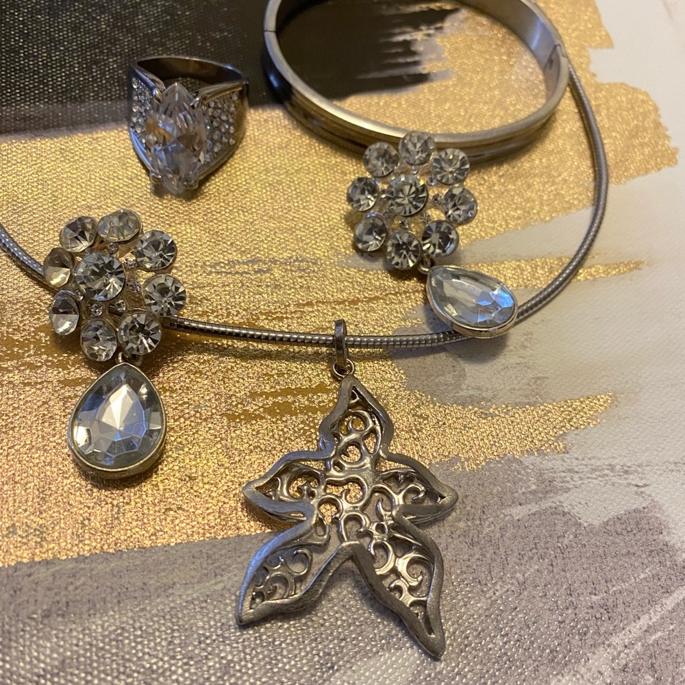 High quality sterling sliver choker necklace